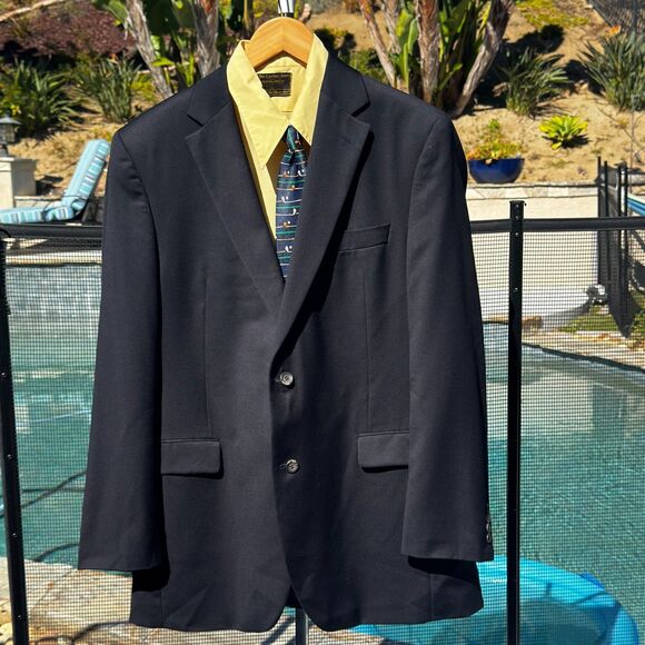 Brooks Brothers 346 Stretch 2pc Full Suit Coat Jacket Size 42R Pants 36 X 31L - Picture 1 of 13